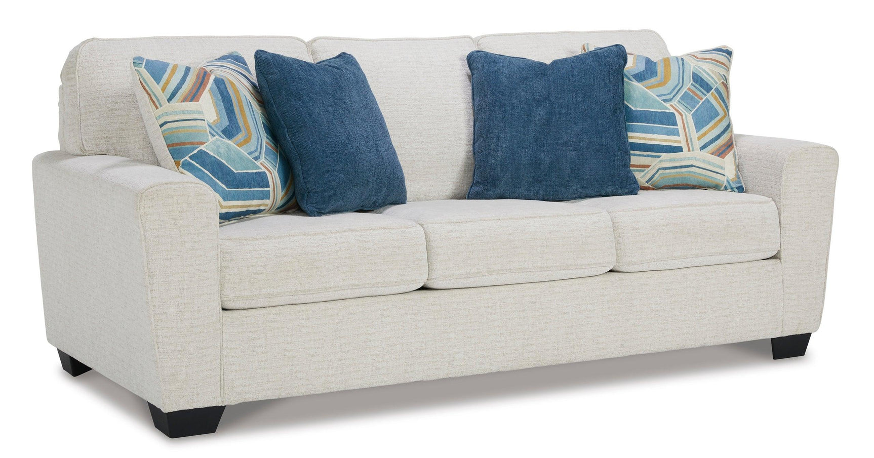 Ashley Snow Upholstered Loveseat side angle