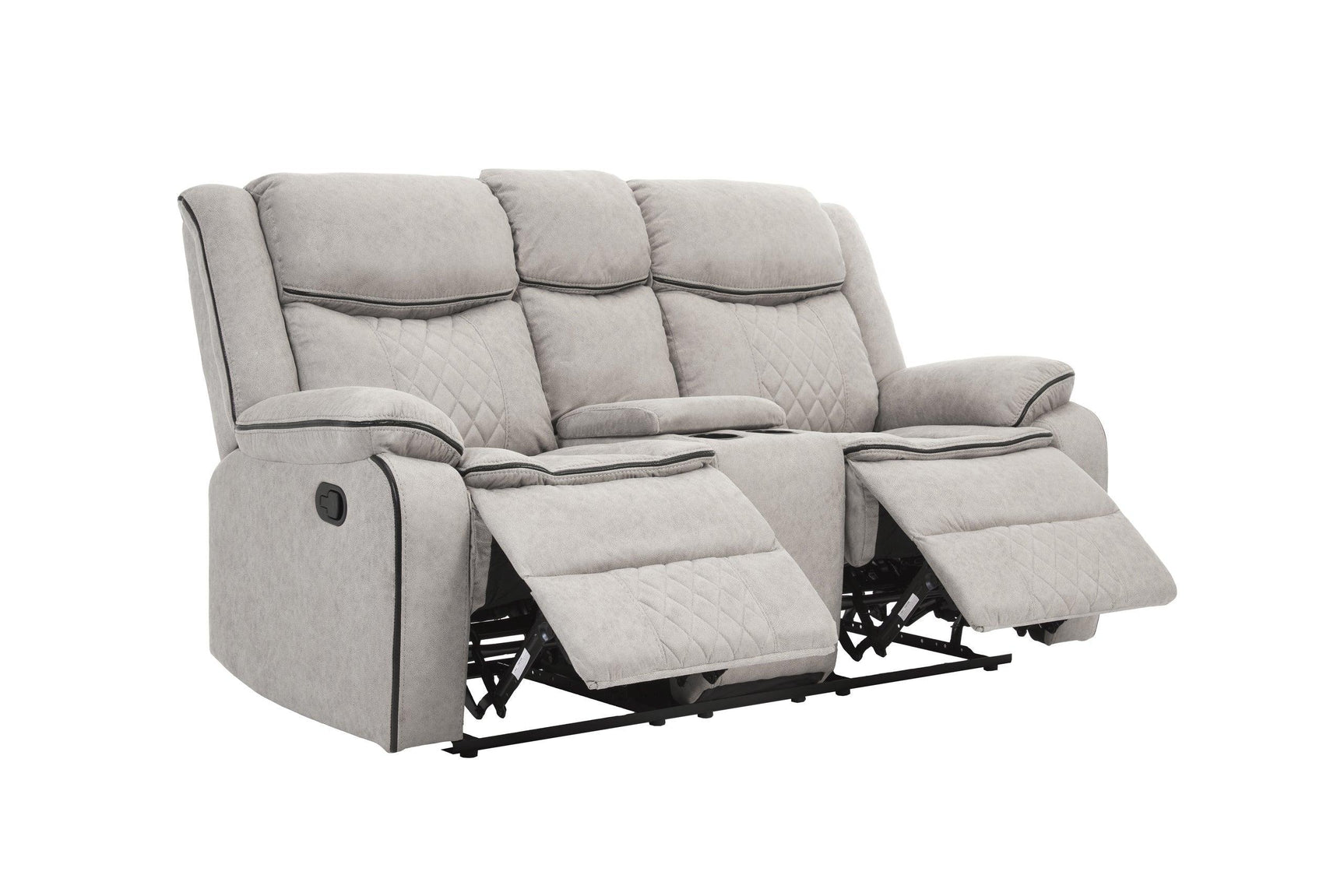 Weston Stone reclining console loveseat
