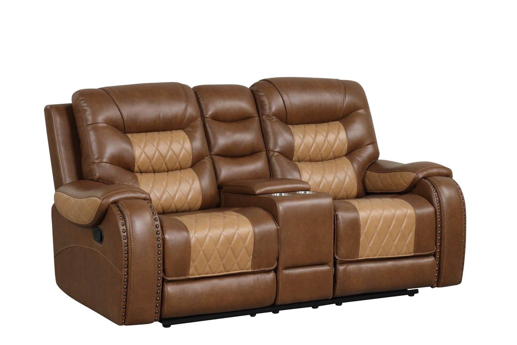 Ashley1002 Loveseat with storage console and power box