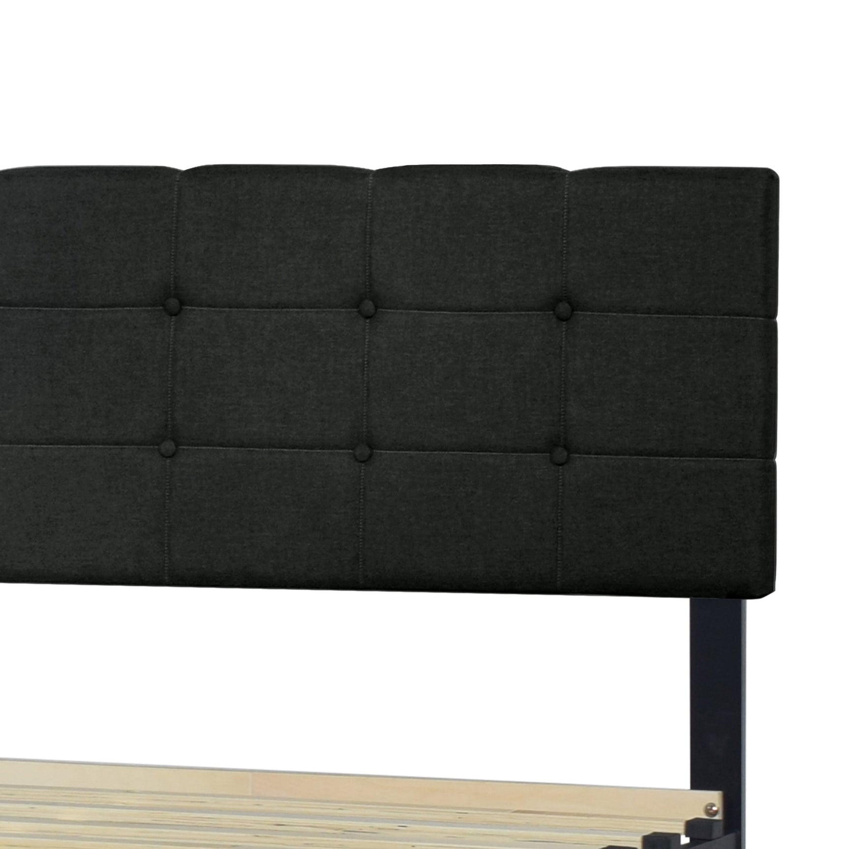 Storage drawer open on Hectic platform king bed