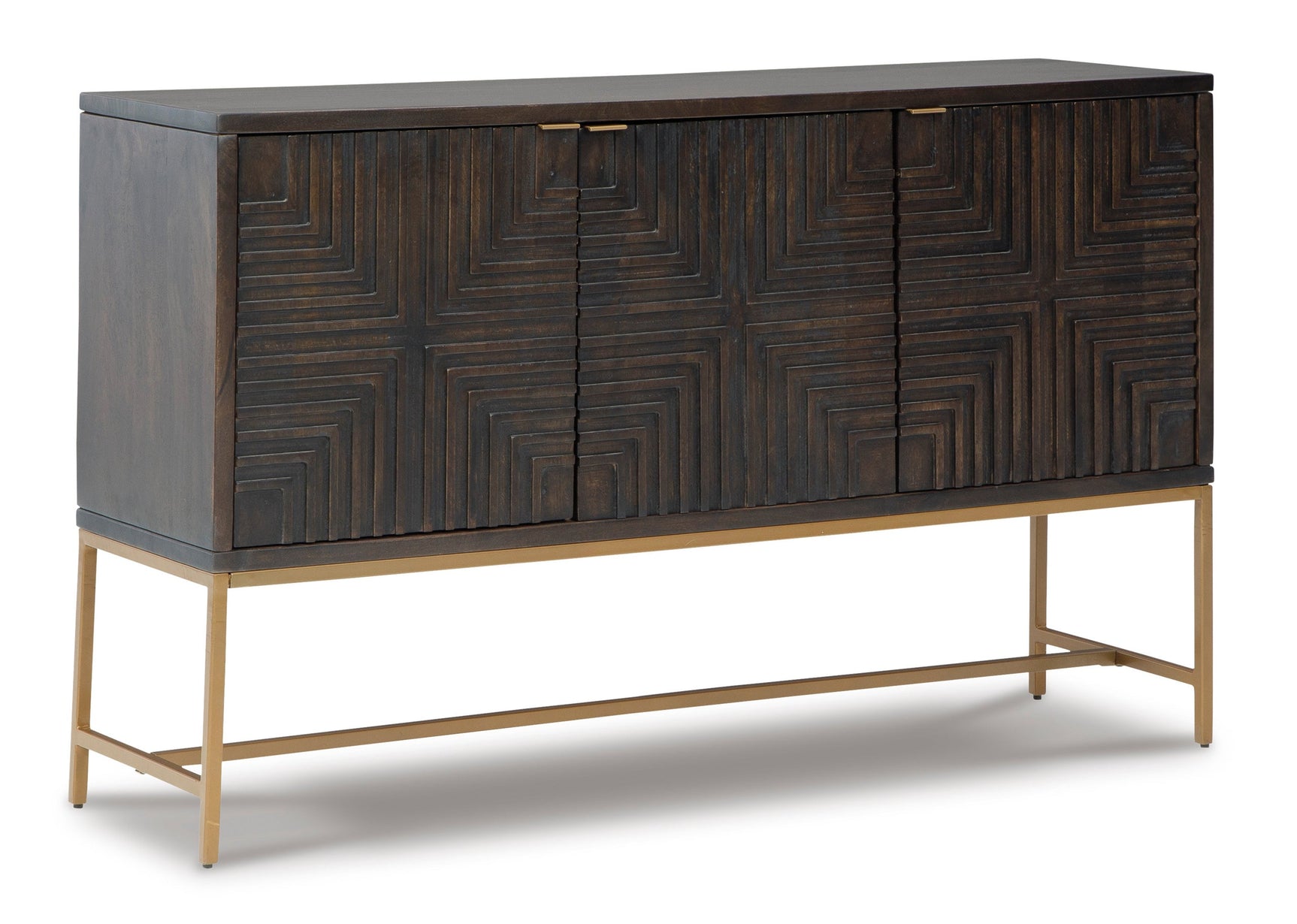 Top view of A4000316 Accent Cabinet with surface space