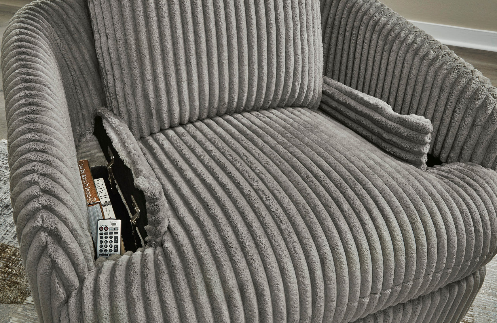 Tie-breakers Fog Swivel Glider Recliner reclining position