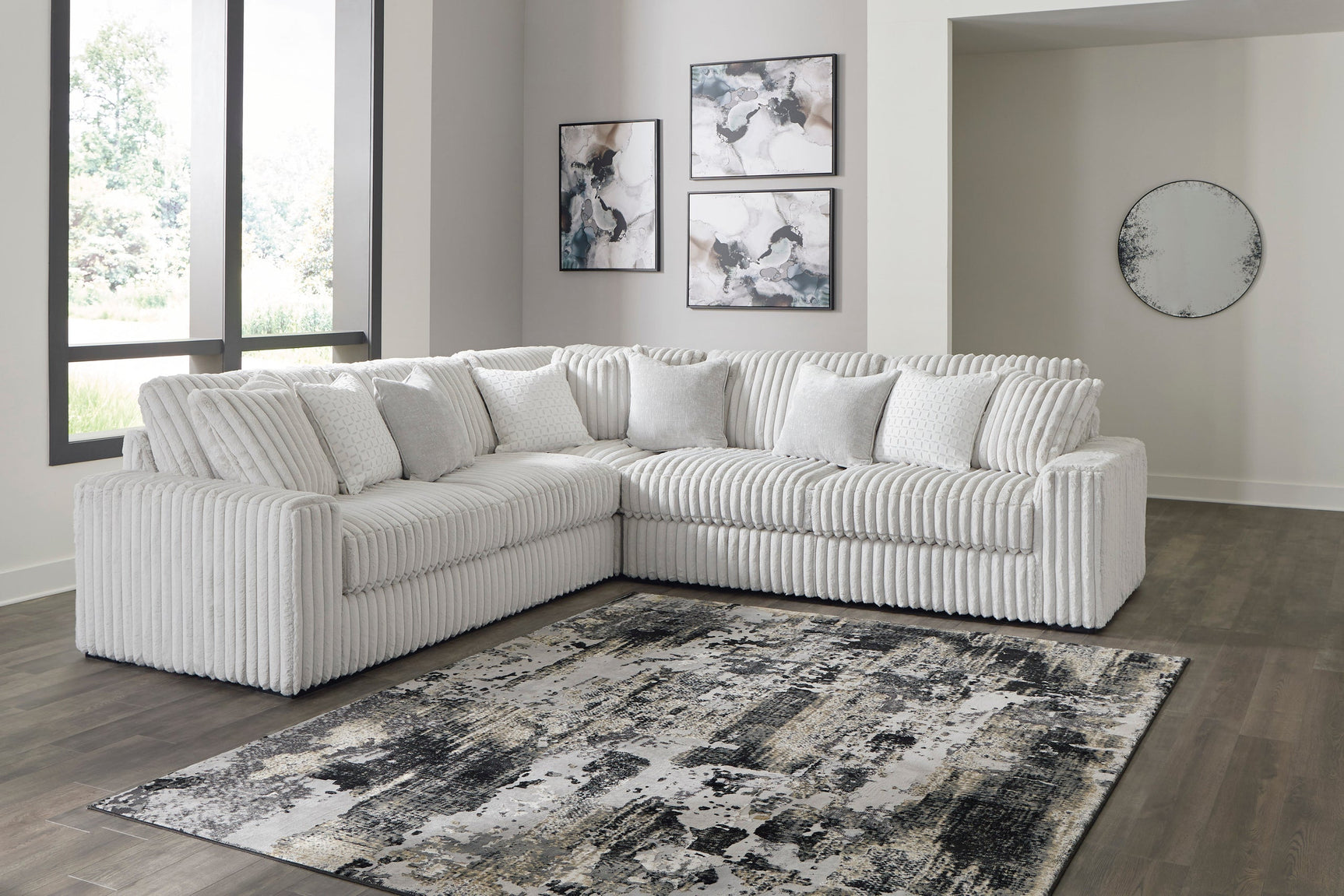Detail of upholstery on Ashley 259-03 Sectional