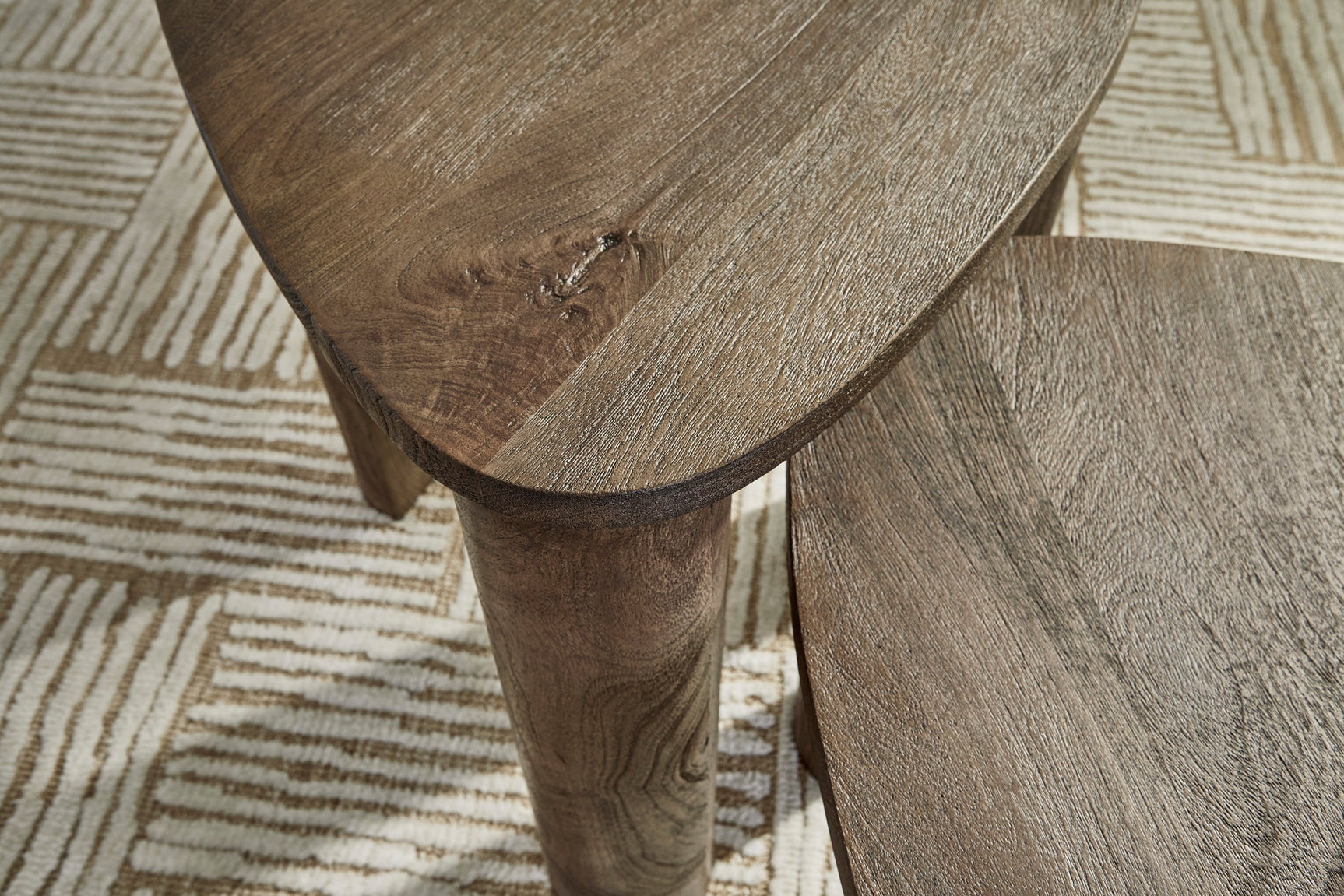 Reidport Accent Cocktail Table Set top view of both tables
