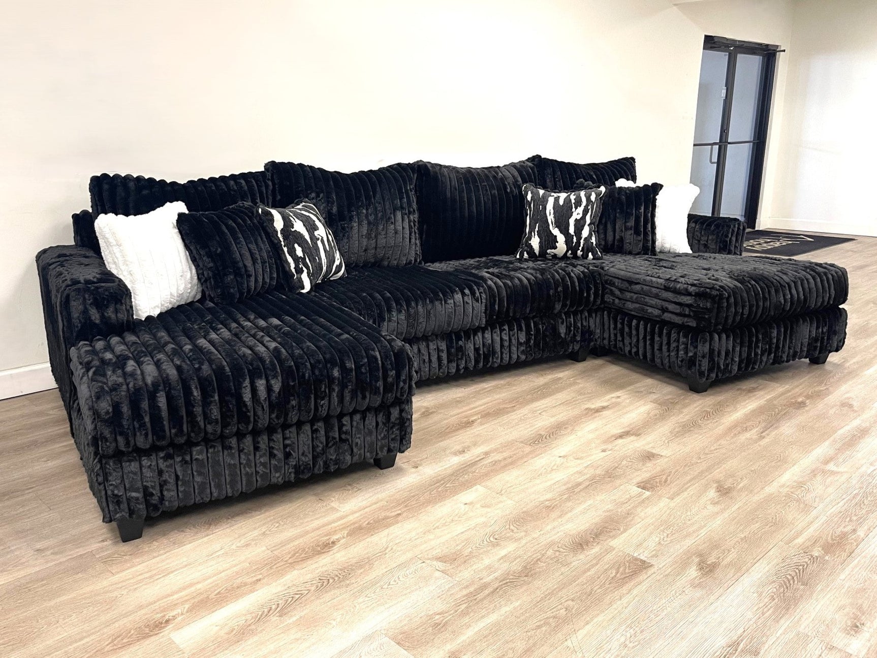 main view of Fil Black Sectional sectional sofa