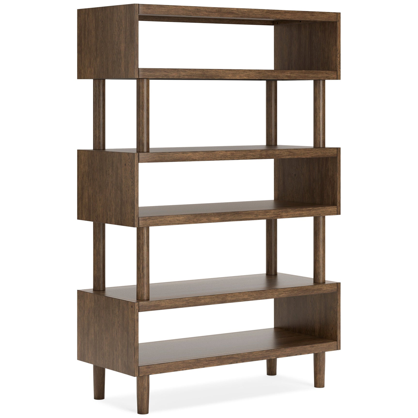 Austanny Warm Brown Bookcase
