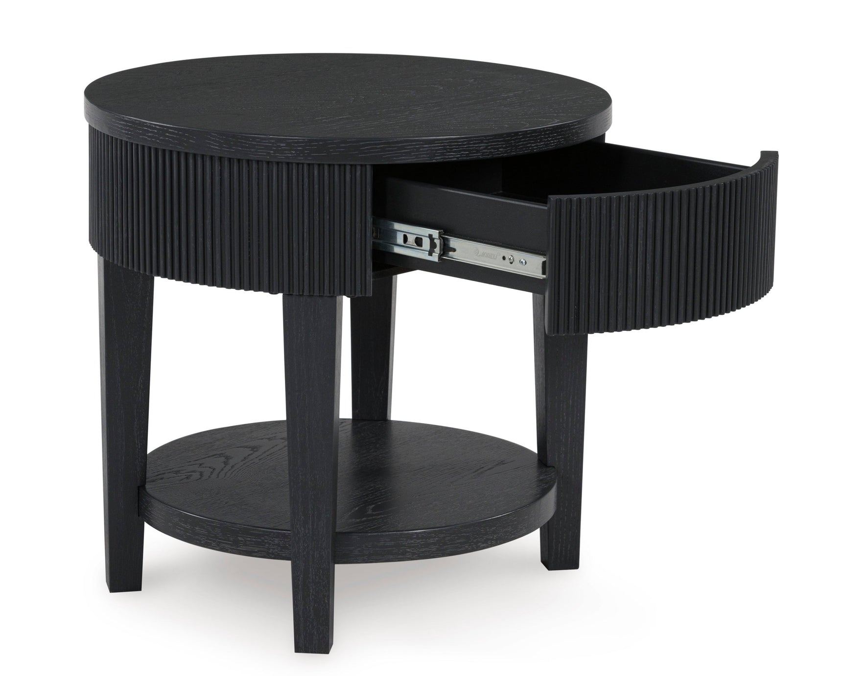 Marstream Black end table close-up