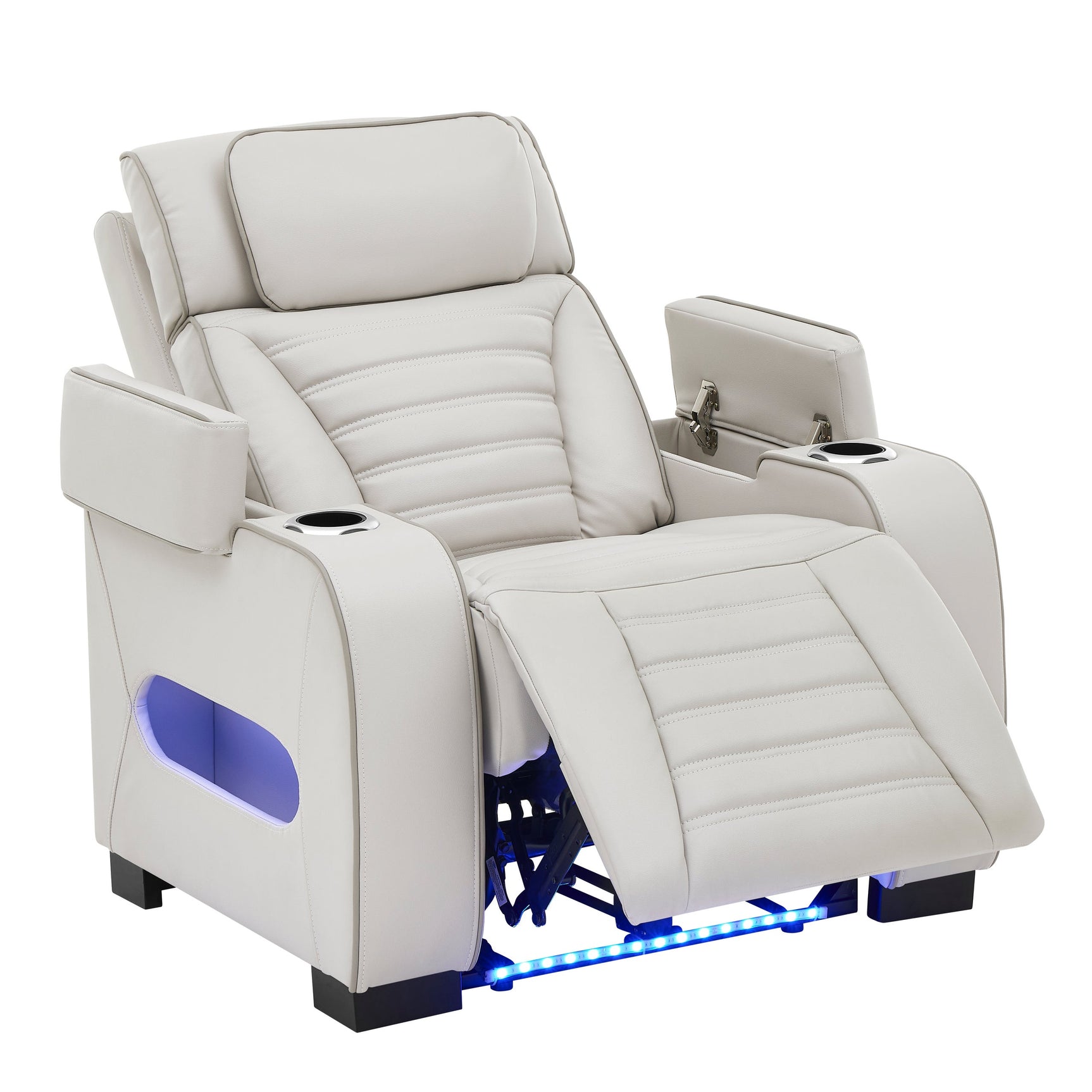 Power reclining mechanism control on the sofa