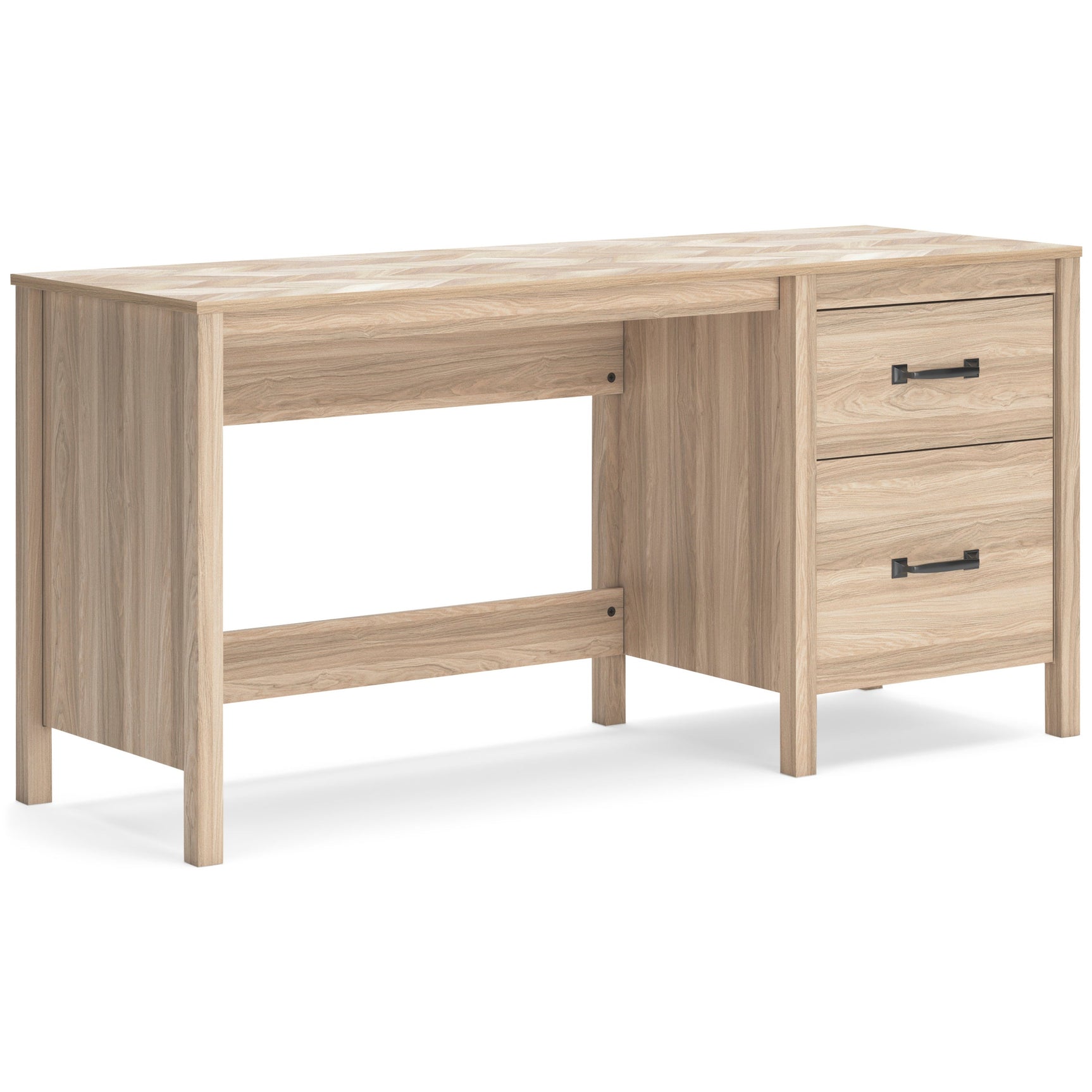 Hun Tan Office Desk angle view showing surface and side
