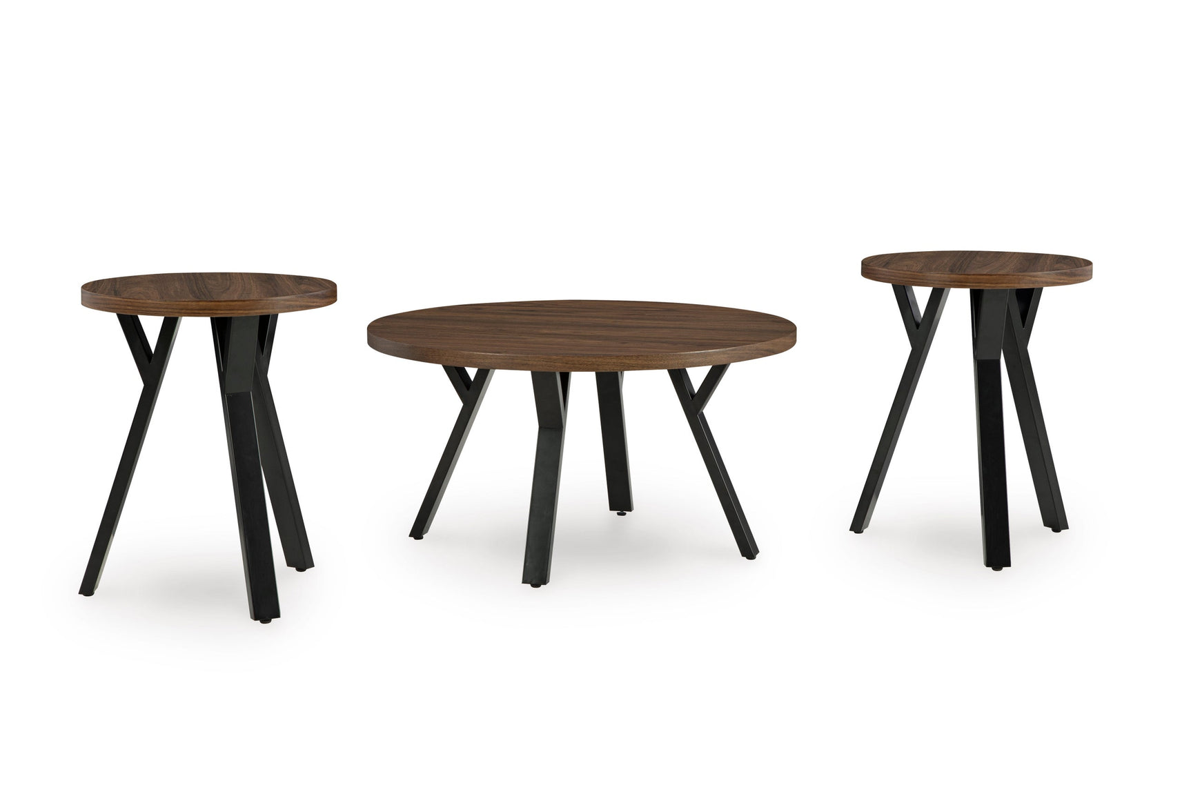 Close-up of table legs and black trim detail
