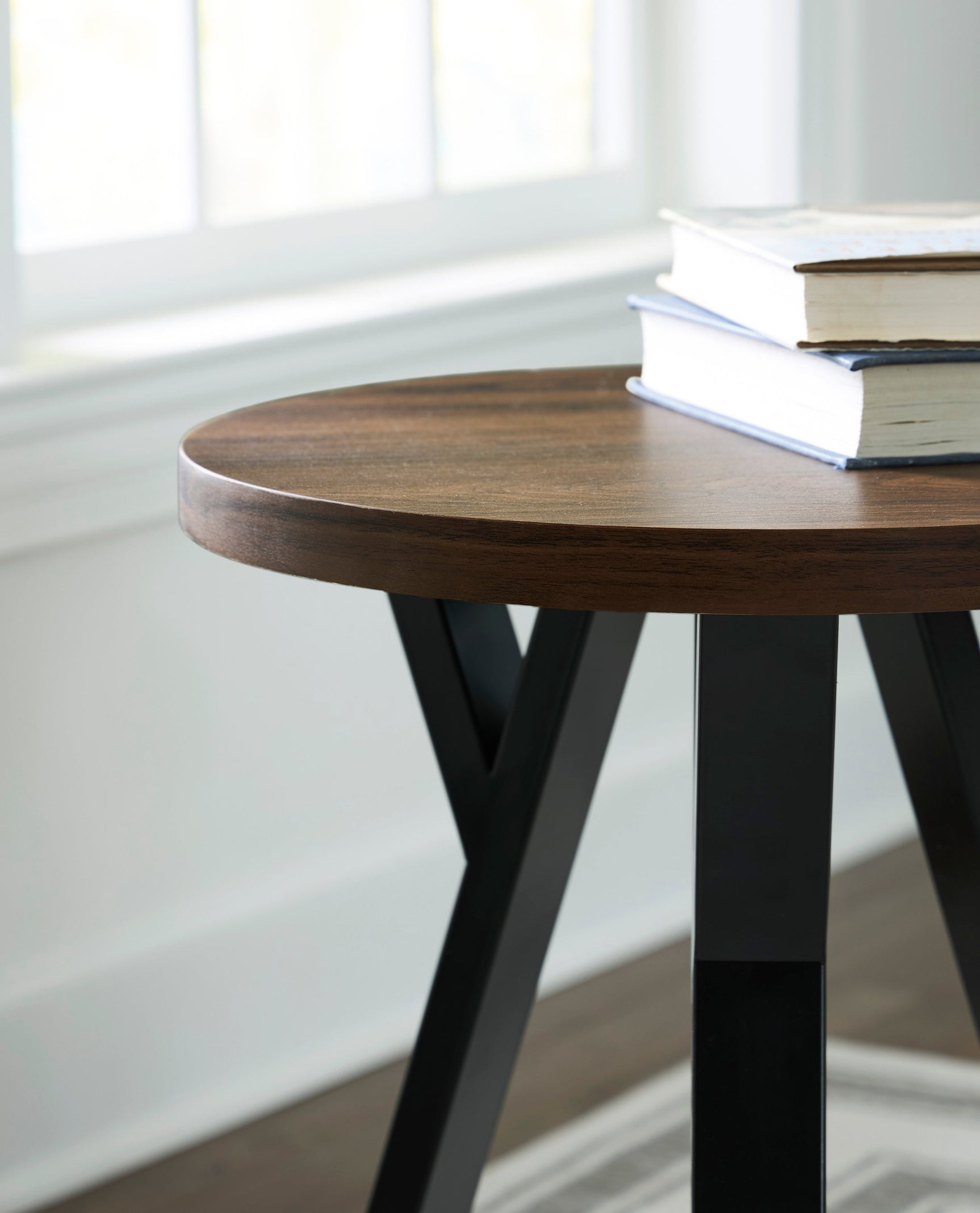Timur occasional table set in living room setting