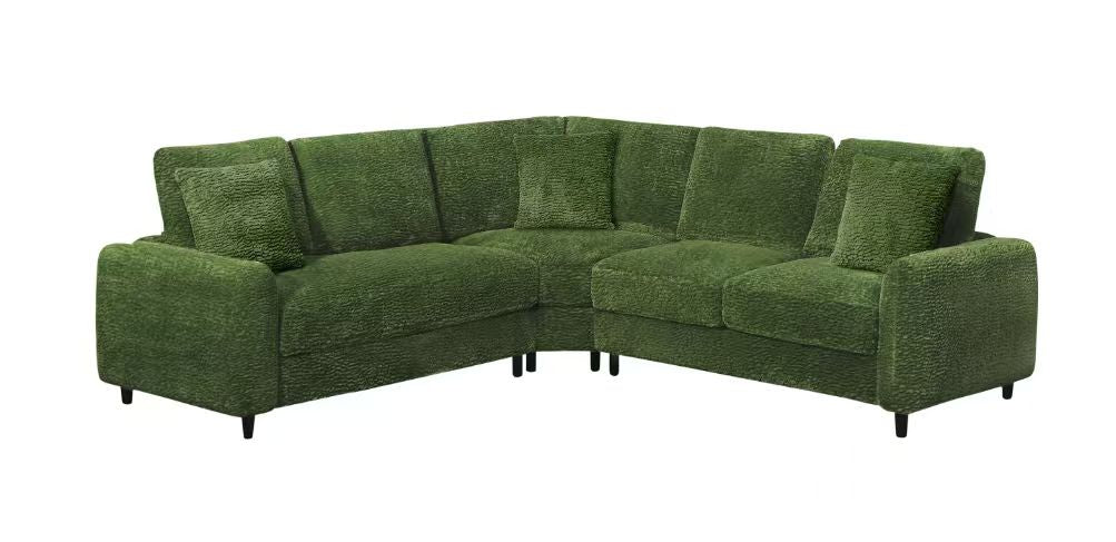 Side view of Stella Olive Sectional Sofa