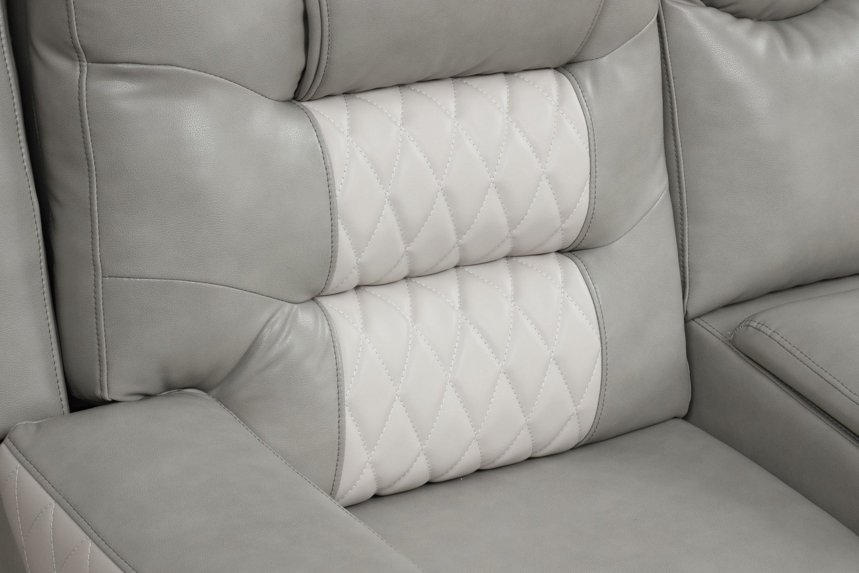 Jordon Two-Tone Reclining Sectional sofa reclining feature