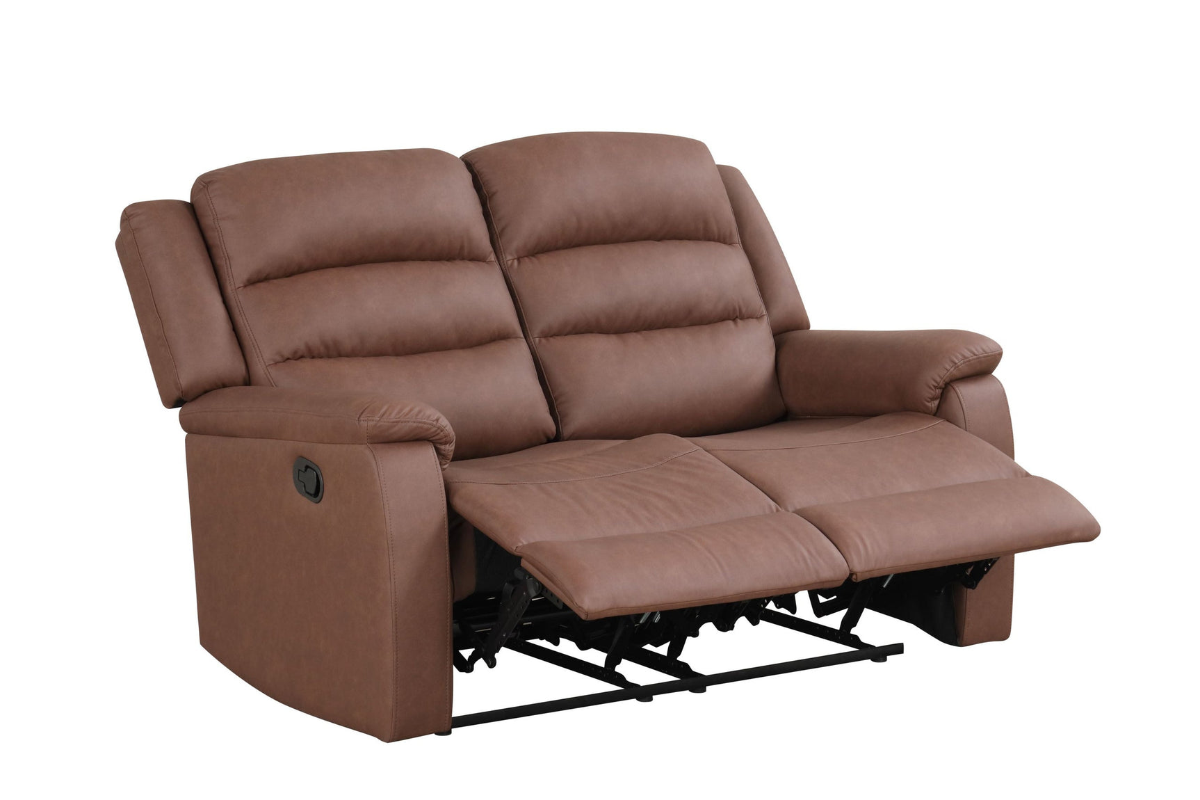 Hope brown reclining chair front view