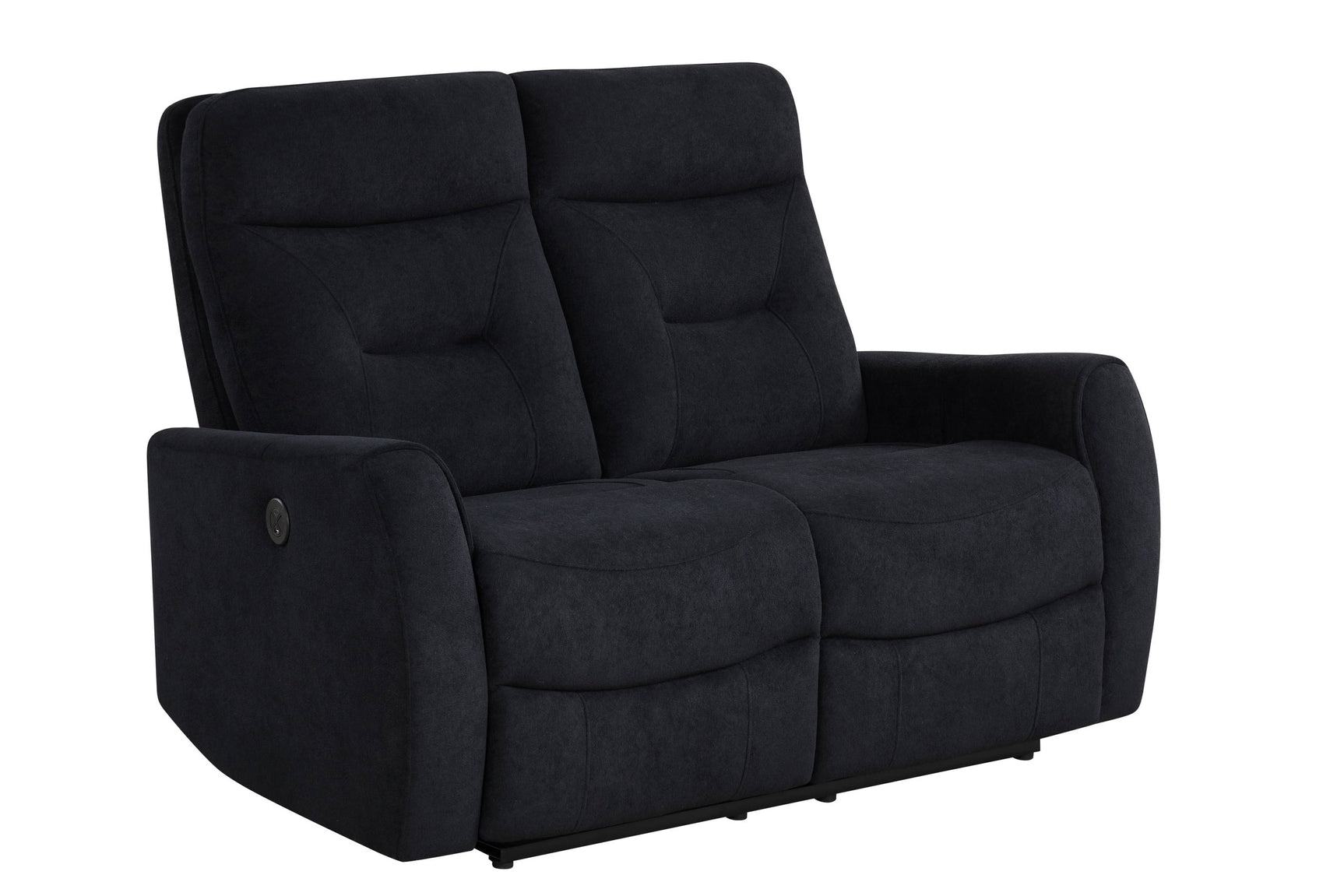 Power reclining control on Nina sofa armrest