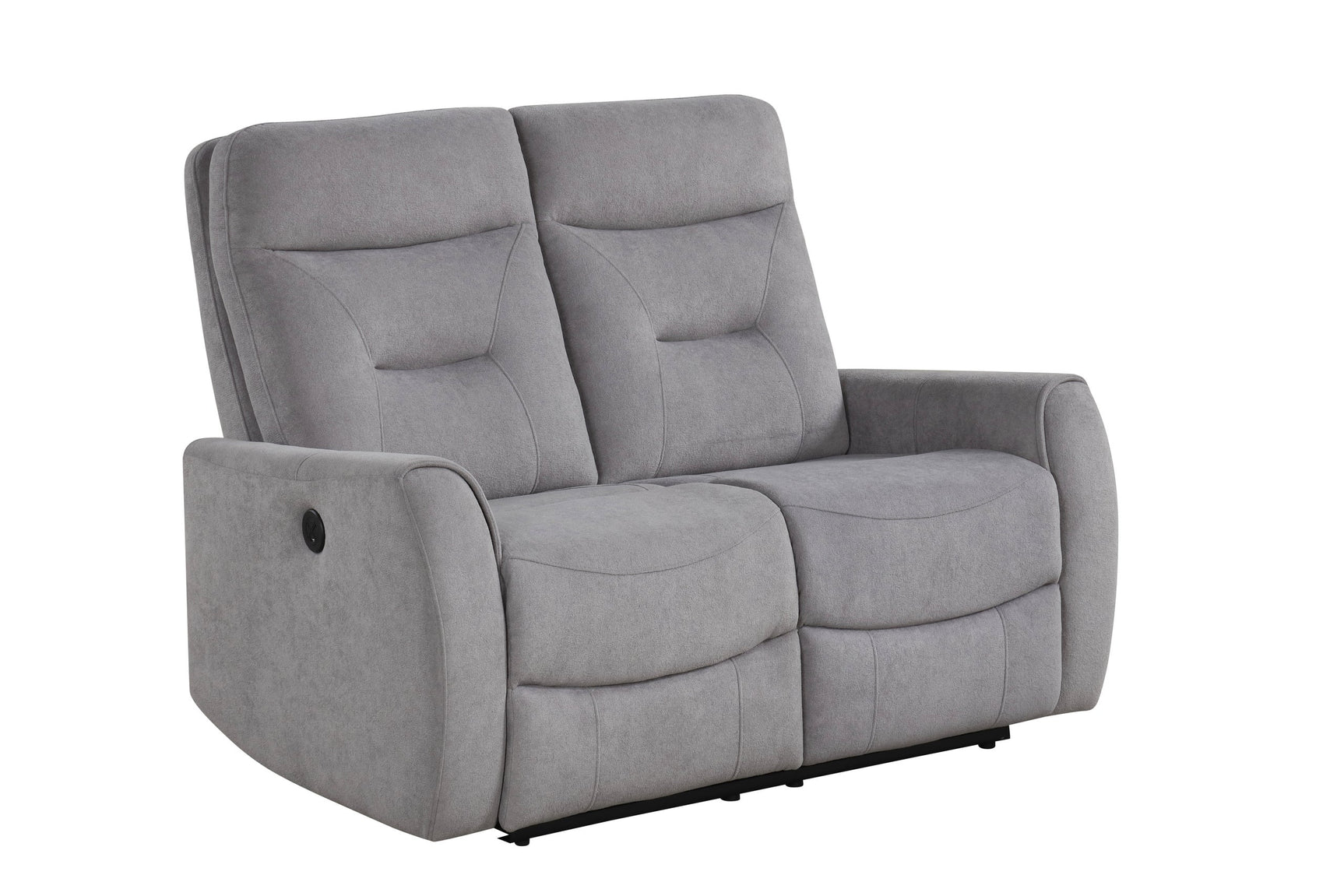 Nina Gray Fabric 3-Piece Power Reclining Set