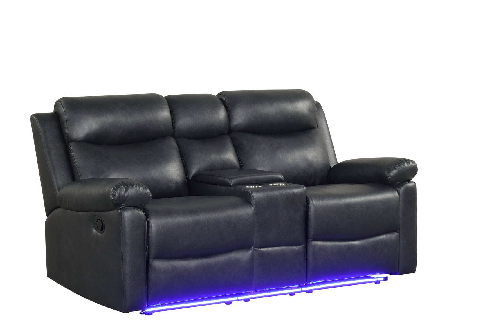 Isabel reclining chair with LED footrest lighting