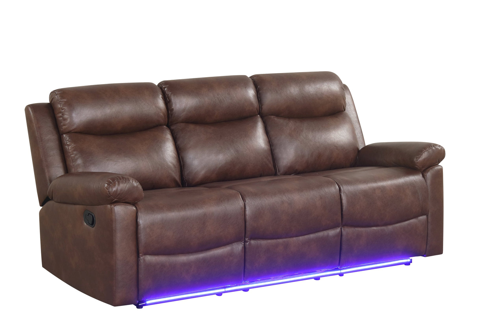 Isabel Espresso reclining chair side view
