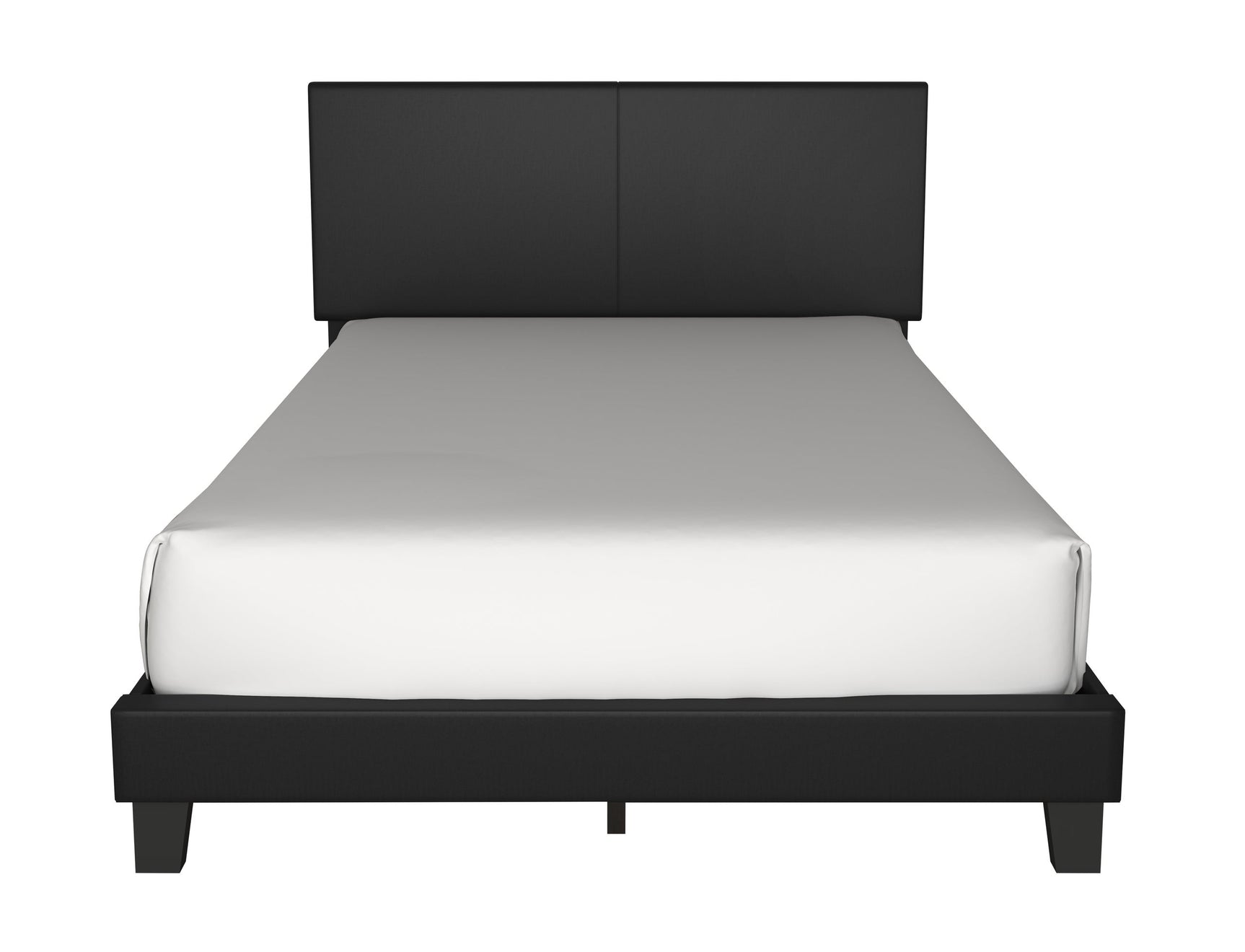 Latty bed installed in modern bedroom setting