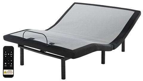 Ashley M9X8 Queen Adjustable Bed Base with massage and LED lights front view