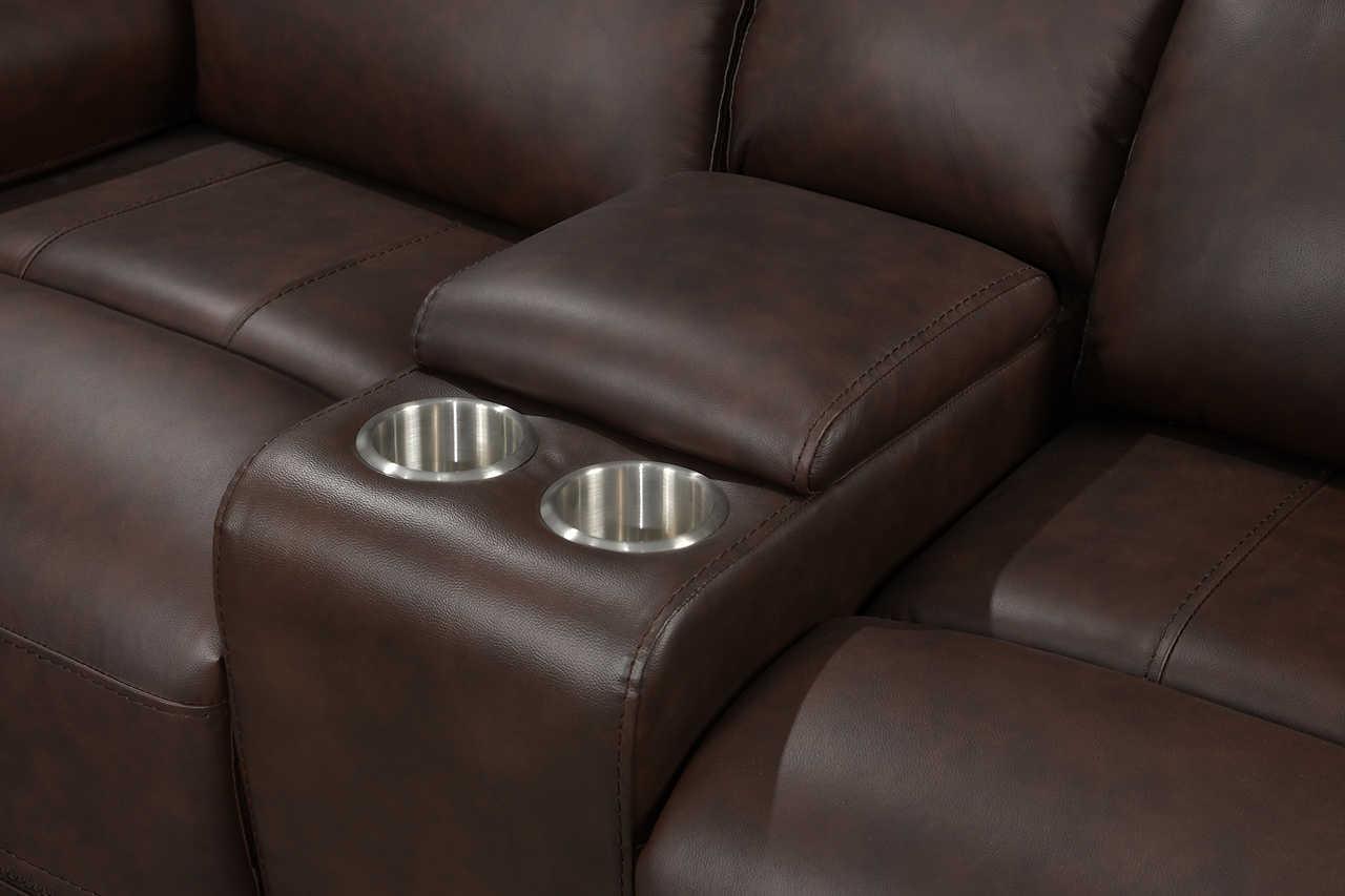 Top view of El Paso reclining recliner cushion and arm