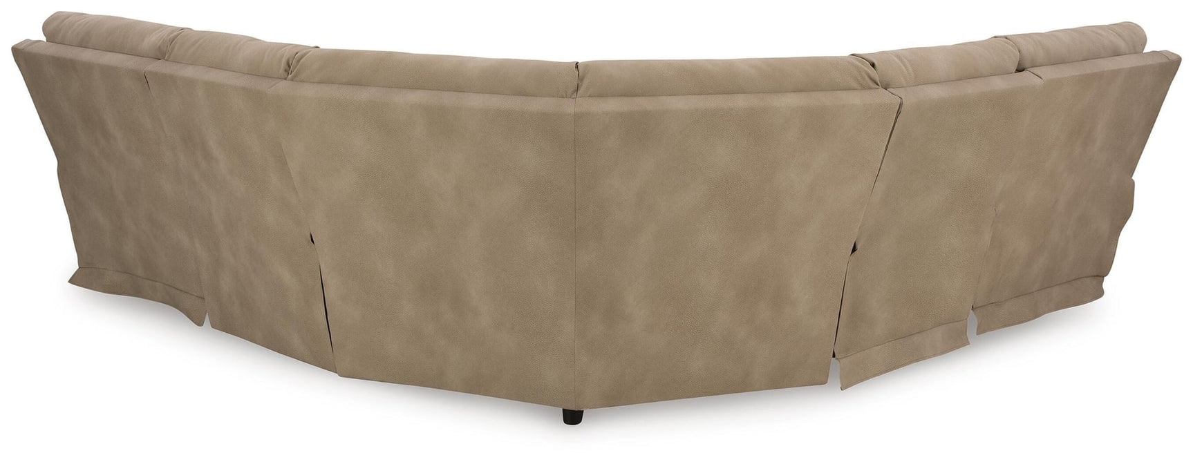 Next-Gen Durapella Sand Microfiber 5-Piece Power Reclining Sectional - image 4