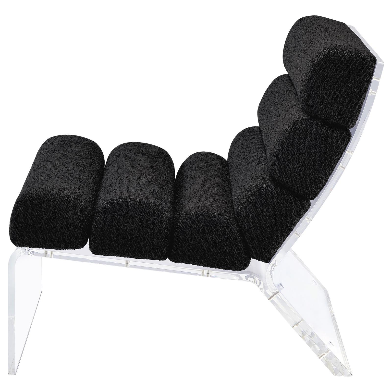 Serreta Boucle Accent Chair displayed in a modern living room