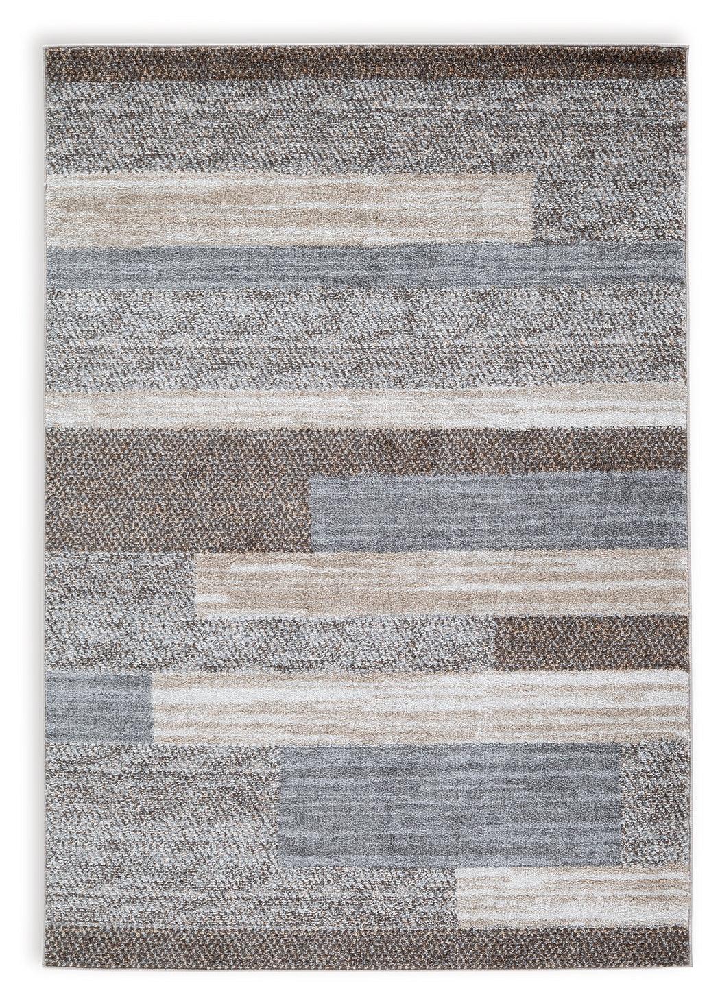 Close-up of Sethburn Large Rug showing the striped pattern