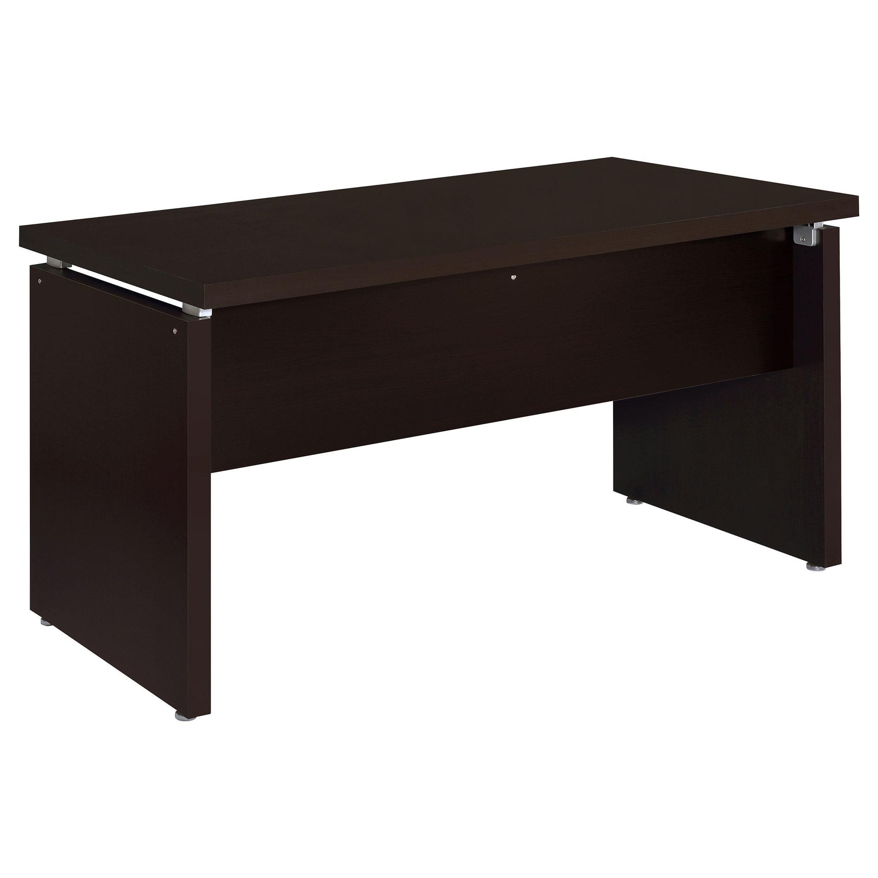 Slim shelf space on side of Skylar L-Shape Desk