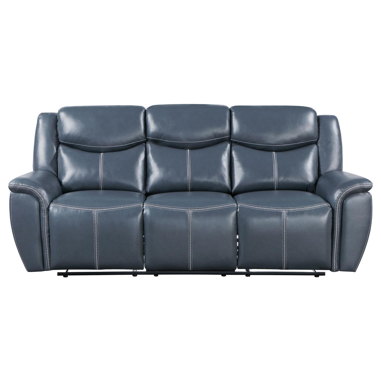 Sloane sofa in reclined position showing wall hugger feature