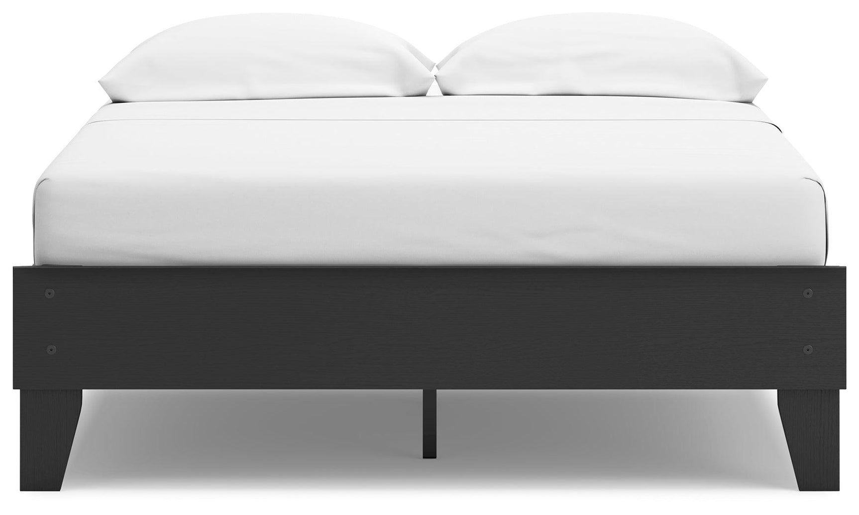 Socalle Full Platform Bed angled front view