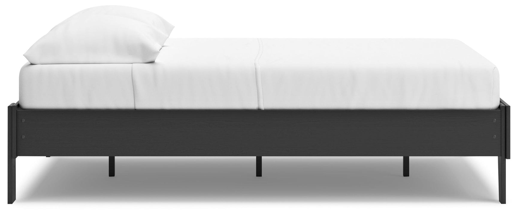 Top view of Socalle Full Platform Bed frame