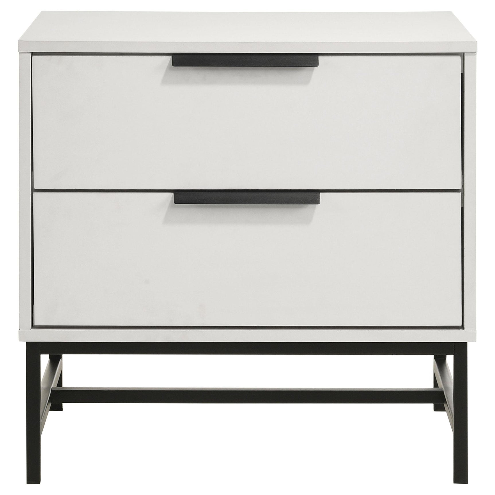 Top view showing two drawers of Sonora nightstand