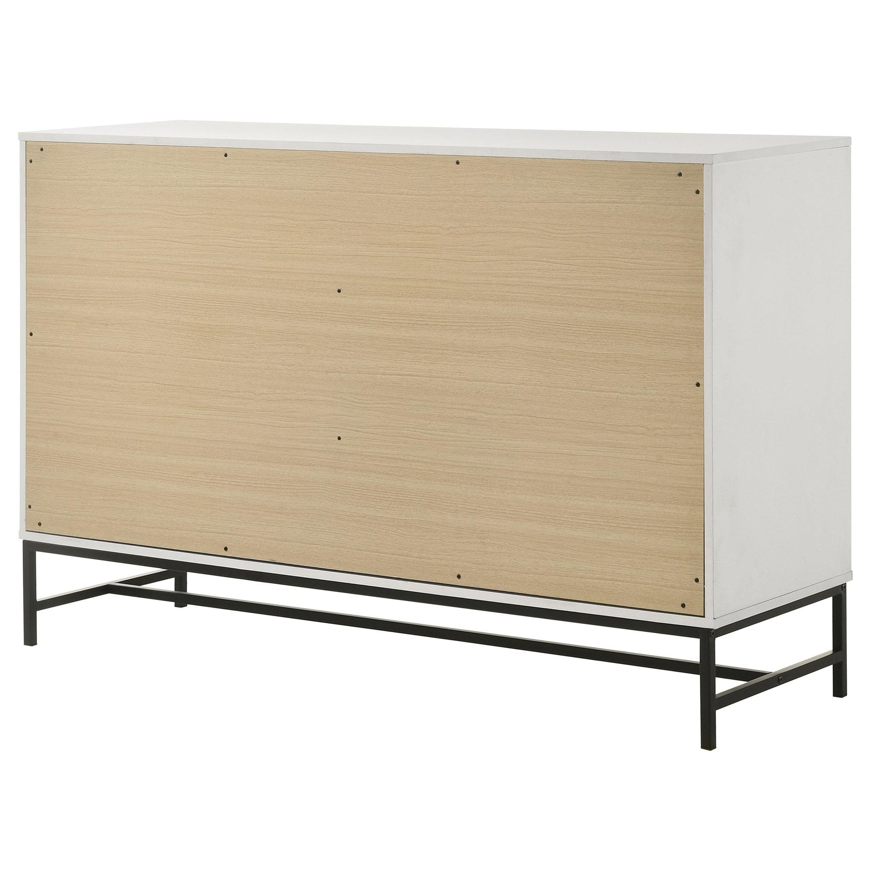Sonora dresser in styled modern bedroom setting