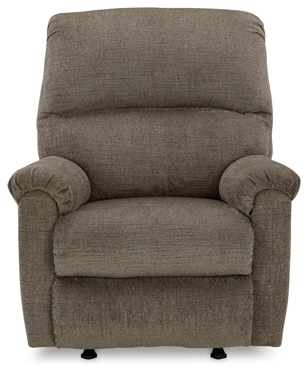 main view of Stonemeade Nutmeg Chenille Recliner recliner