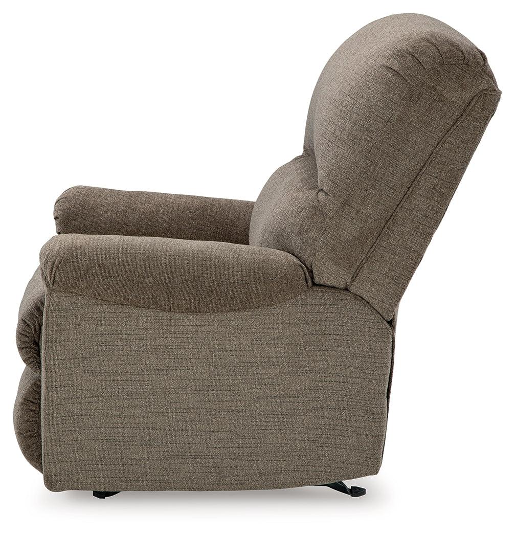 main view of Stonemeade Nutmeg Chenille Recliner recliner