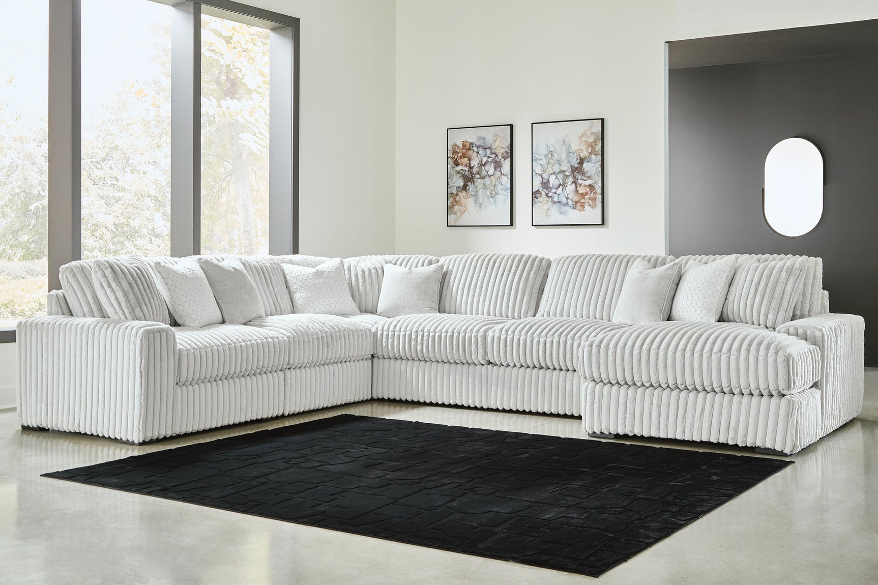 Stupendous Alloy 6-Piece Sectional with Chaise - image 1