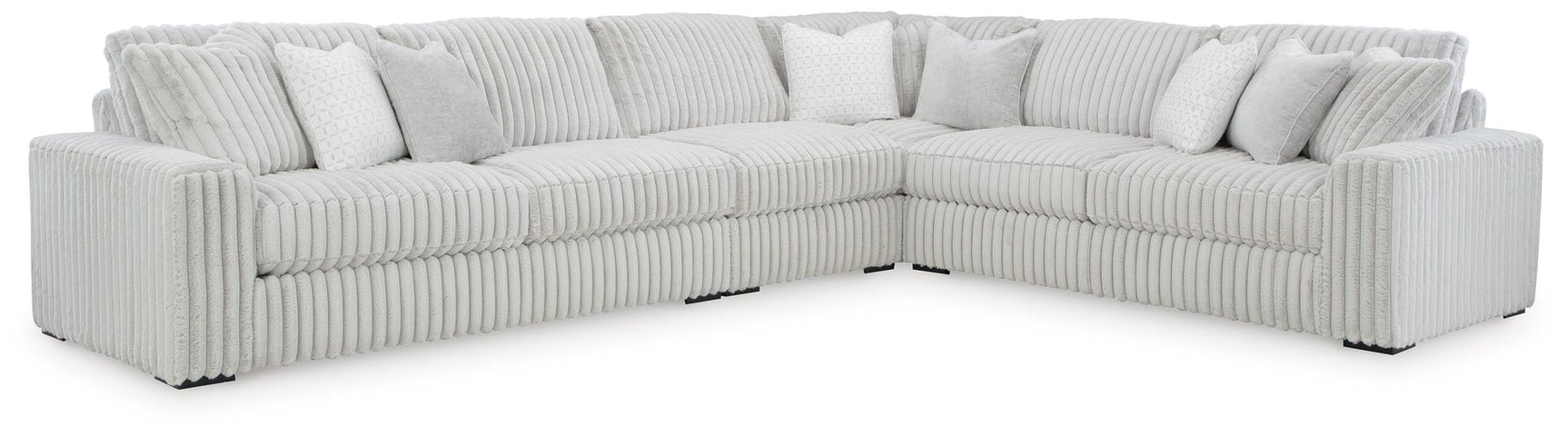 Stupendous Alloy 4-Piece Sectional with Ottoman - image 3