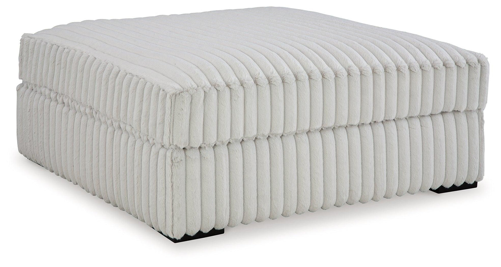 Stupendous Alloy Velvet Oversized Accent Ottoman - Ella Furniture
