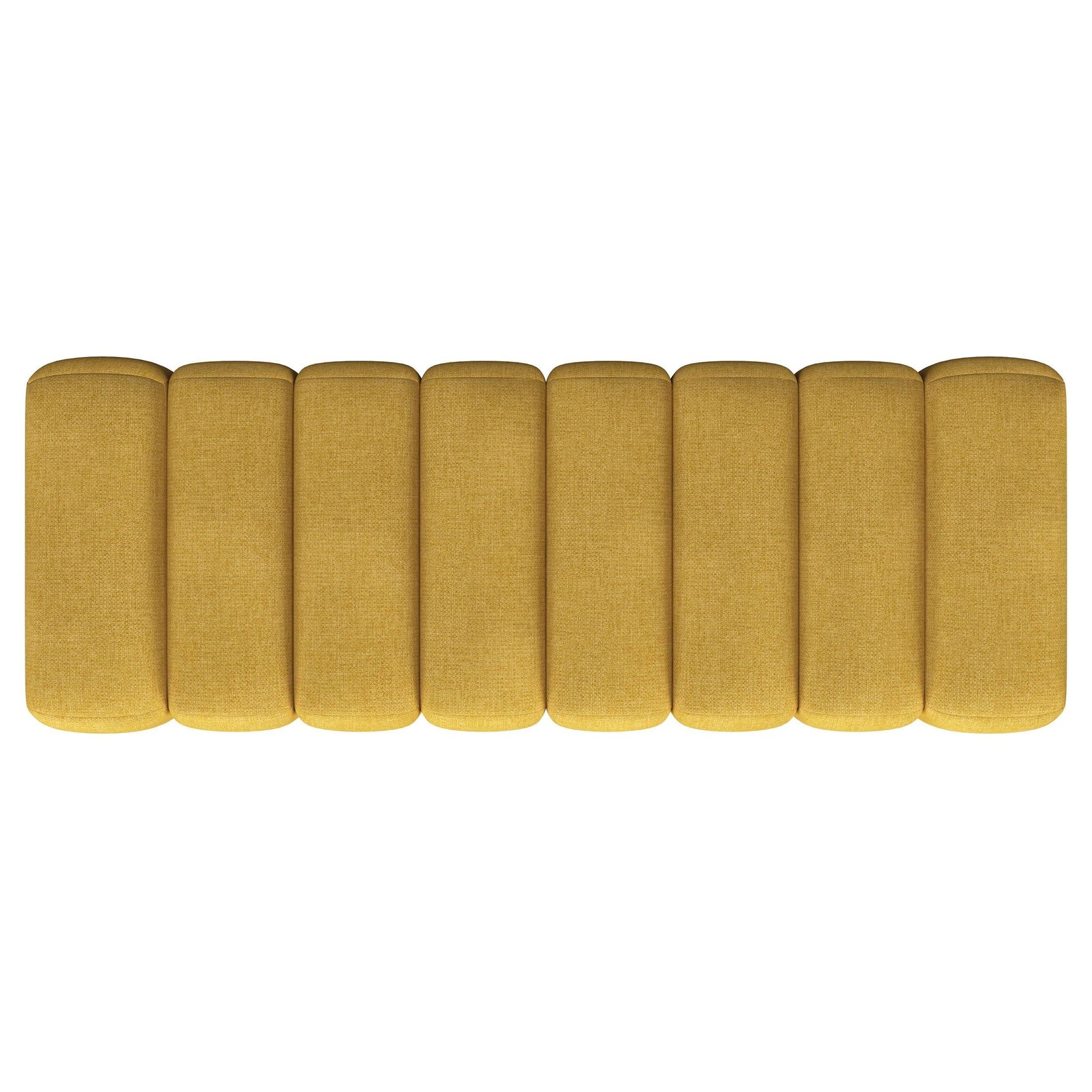 Summer bench with firm foam cushioning detail