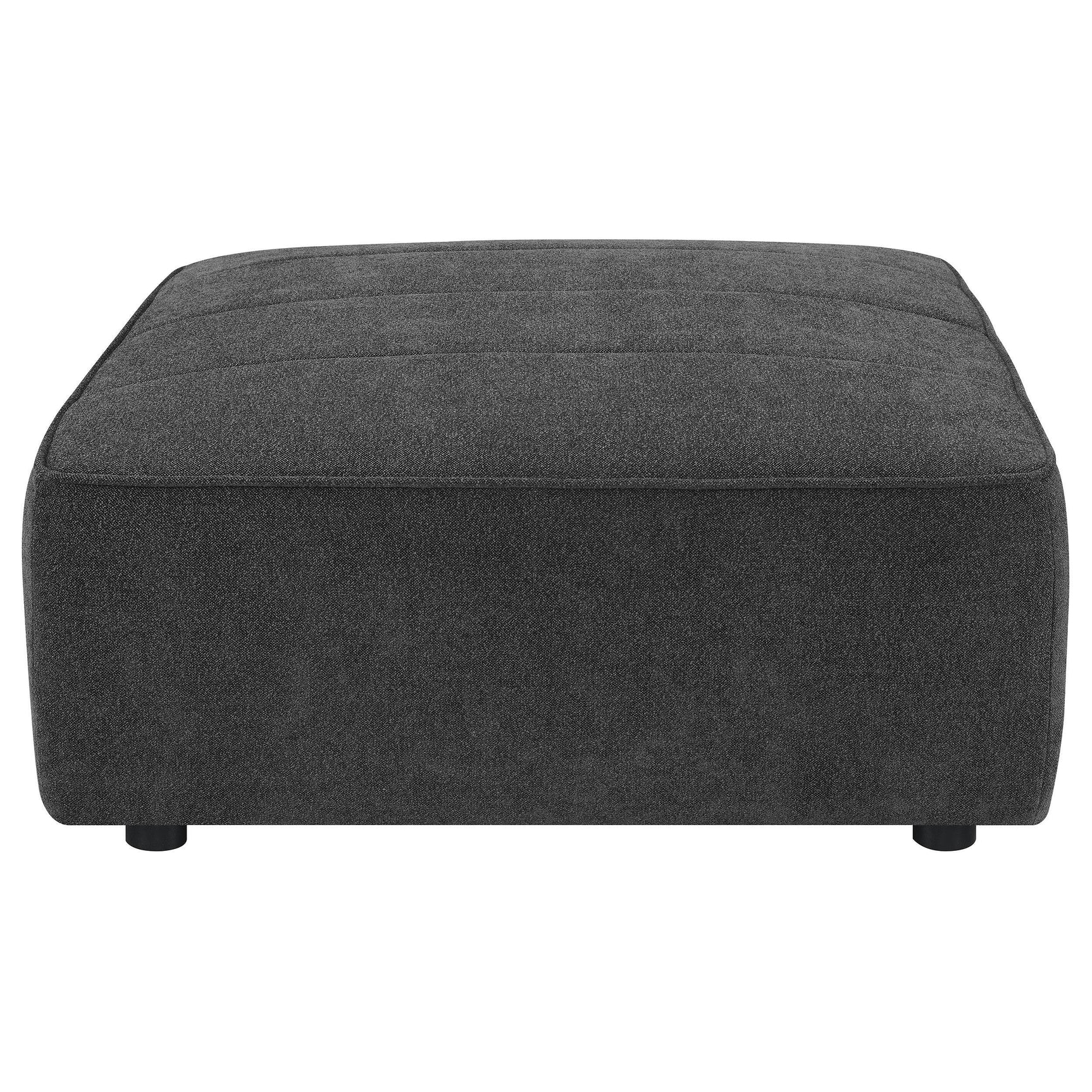 Sunny 6-Piece Upholstered Modular Sectional Sofa Charcoal angled front