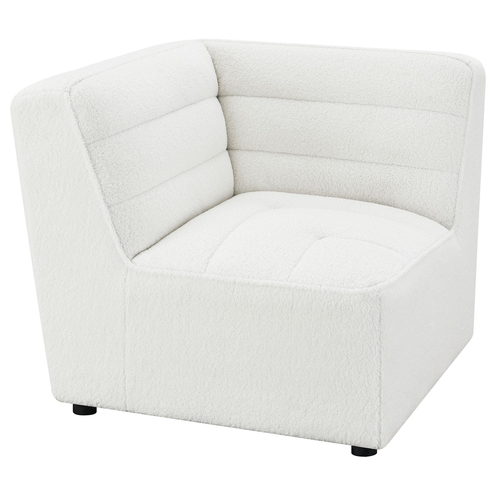 Detailed view of upholstery texture and stitching