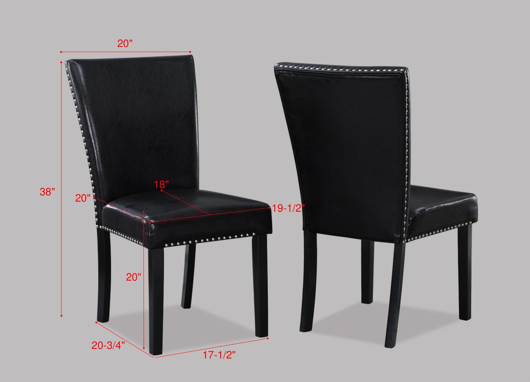 View of Tanner dining set with four side chairs and bench in modern setting