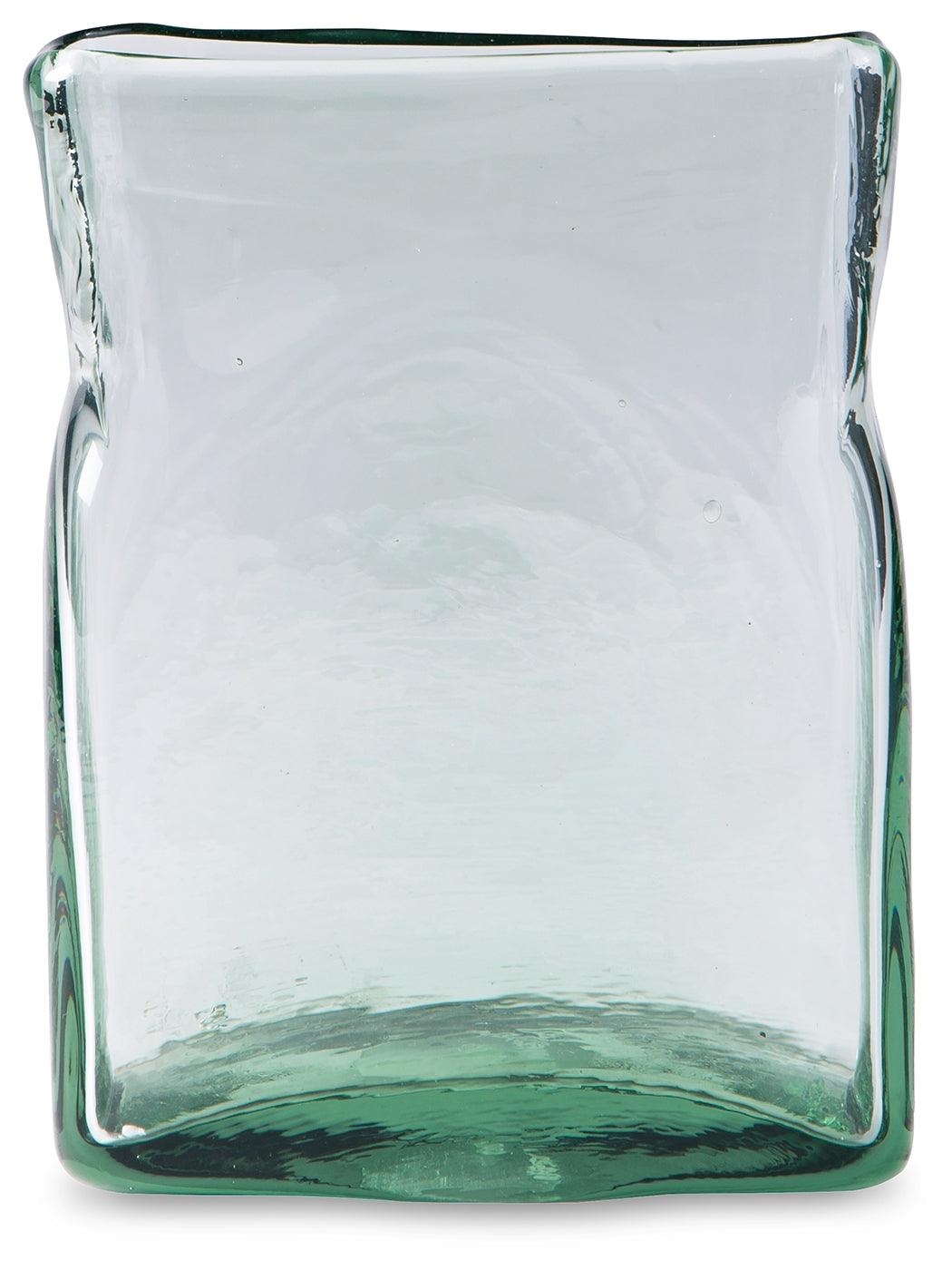 Taylow Green Vase large porcelain vase with glossy deep green finish