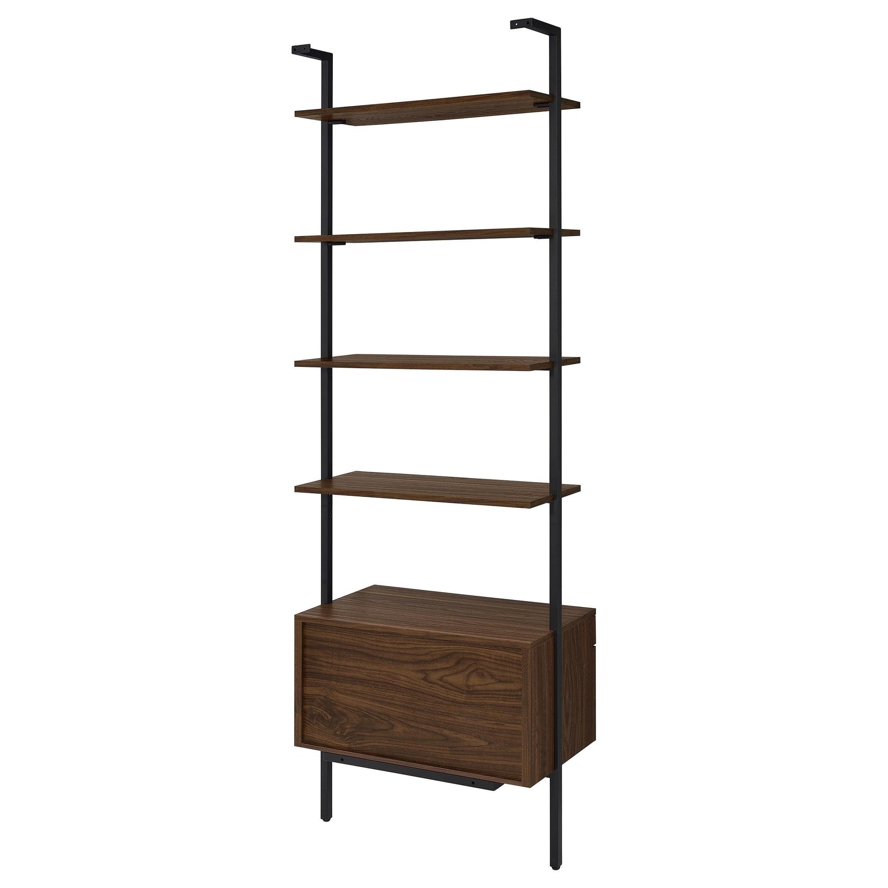 Gors bookcase full height showing proportions in room