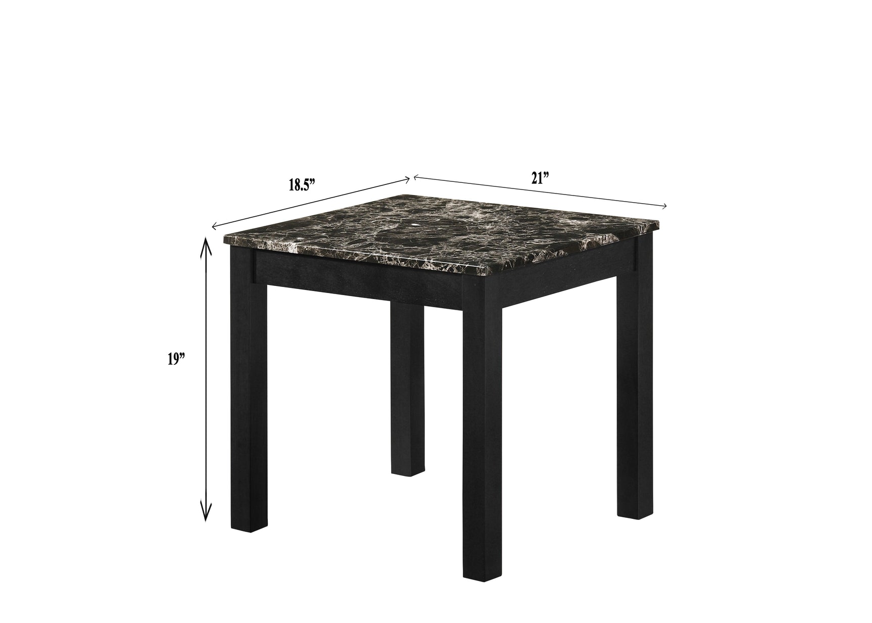 Arrangement of all three tables in living room setting