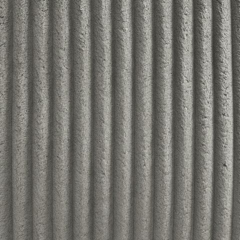 Tie-breaker Fog Velvet Swivel Glider Recliner side close-up