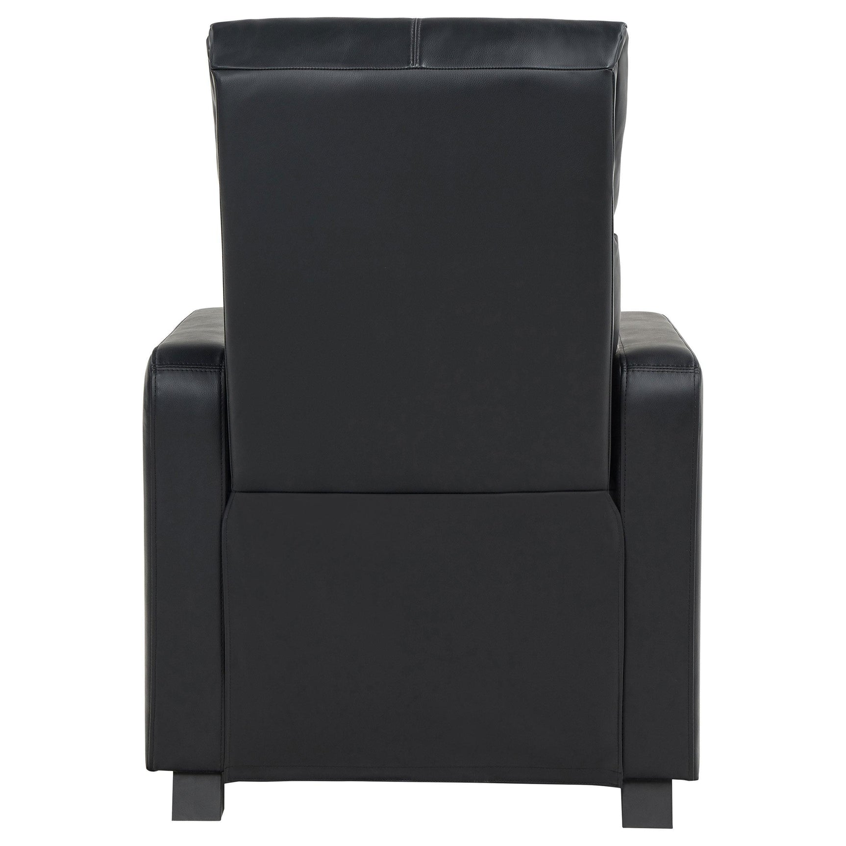 Closed position of Toohey push-back recliner seat