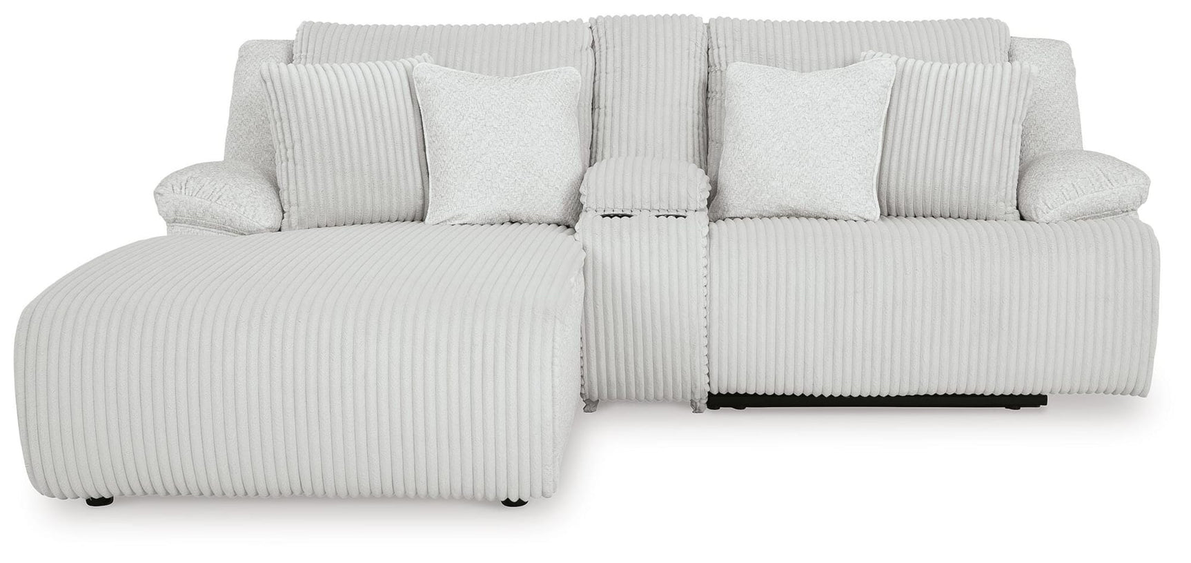 Top Tier Alloy Velvet 3-Piece Reclining Sectional Sofa with Chaise view 5