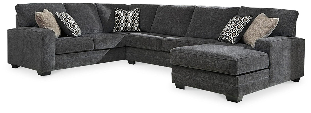 Tracling Slate 3-Piece Sectional with Ottoman - image 3